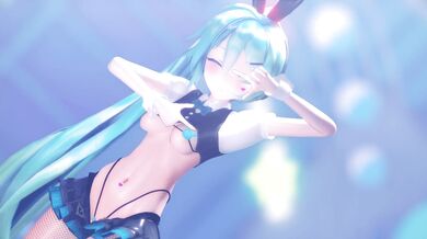 Watch as Hatsune Miku gets lost in a rabbit hole filled with hisapi! (NSFW)
