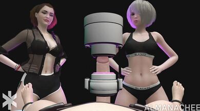 Mistresses' Double Penetration: For*ced Cum Extraction for Almanachee