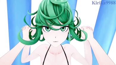 'One-Punch Man and Tatsumaki have passionate beachside sex'