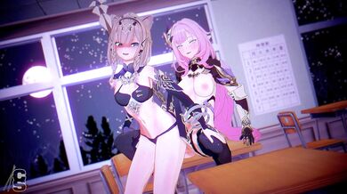 Lustful Leopardess: Elysia and the Chopstick of Love