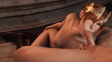 Cumming with Kyrie, a devilish animation in 3D!