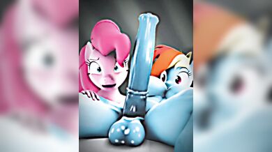 Futa Fantasy: Applejack vs Rainbow Dash in a Sapphic Strap-on Challenge