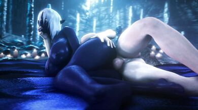 Wicked Elven Maid Serves Her Master on His Dark Bed of Desires