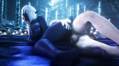 Wicked Elven Maid Serves Her Master on His Dark Bed of Desires