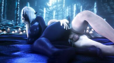 Wicked Elven Maid Serves Her Master on His Dark Bed of Desires