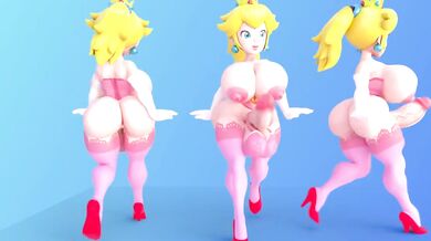 Princess Peach's Naughty Stroll with Stuntman Lopez