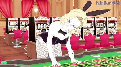 Dragon Ball Z: Gambling Away with Android 18 and Having Sex in the Casino.
