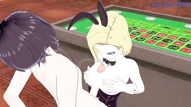Dragon Ball Z: Gambling Away with Android 18 and Having Sex in the Casino.