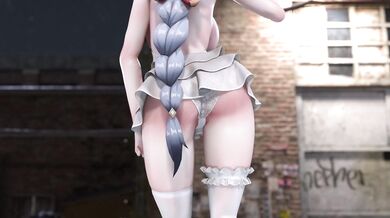 Semen Volcanoes Erupting from Shaven Holes