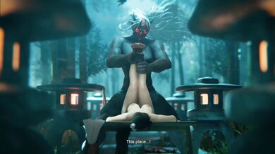 Mai's Shaven Pubes Fornicate with Oni in 'Zmsfm'