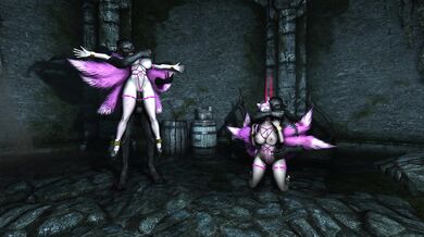 Belle And Sarah's Swollen Bellies Filled With Blo*od By Vampire Overlords