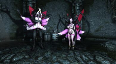 Belle And Sarah's Swollen Bellies Filled With Blo*od By Vampire Overlords