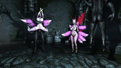 Belle And Sarah's Swollen Bellies Filled With Blo*od By Vampire Overlords