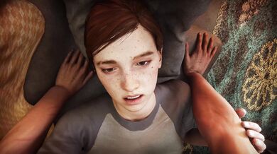 Ellie's Pious Position [Fully Dressed][Elongated][Thrusting]