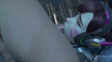 'Overwatch〈Genji and D.va in a Sensual Blowjob Affair'