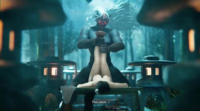 Mai Shiranui's Seductive Temptations with the Demon Oni