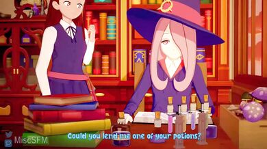 Futa Fusion: Little Witch Academia's Akko and Diana Get it On!