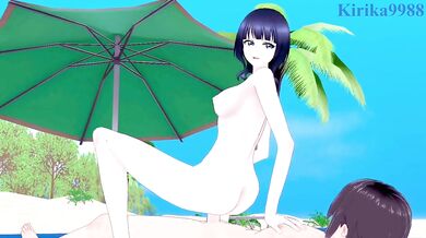 Rewritten: "On the Beach, Karin Asaka and I Have Sex - Love Live!"