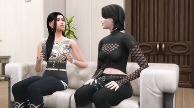 Massive Cocks in The Sims 4: Futa Morgan & Maya's First Lesbian Encounter