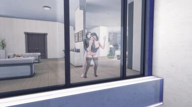 Massive Cocks in The Sims 4: Futa Morgan & Maya's First Lesbian Encounter