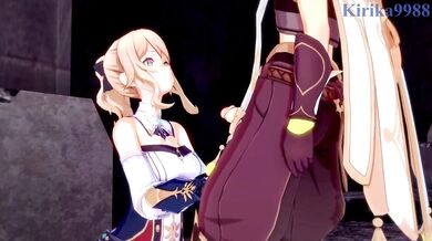 'The Sexy Maids of Genshin Impact: Jean and Aether Get it On in a Haunted Castle'