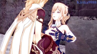 'The Sexy Maids of Genshin Impact: Jean and Aether Get it On in a Haunted Castle'