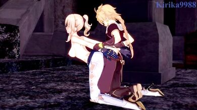 'The Sexy Maids of Genshin Impact: Jean and Aether Get it On in a Haunted Castle'