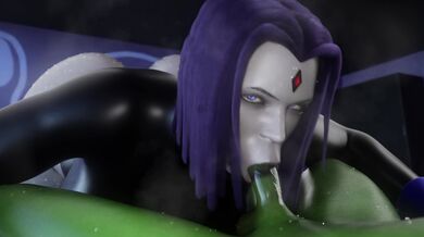 Raven's Mouth Gets Fucked Hard in the Backseat of a Car