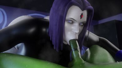 Raven's Mouth Gets Fucked Hard in the Backseat of a Car