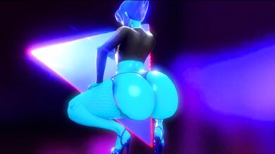 Twerk Queen Lapis Solo Bends Over and Shakes Her Ass