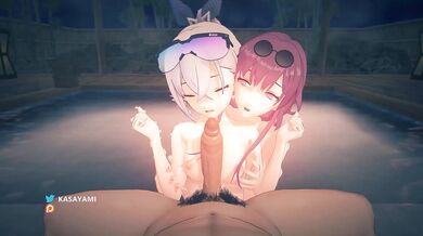 Fucking Kafka's Ass with Sliver Wolf's Big Cock