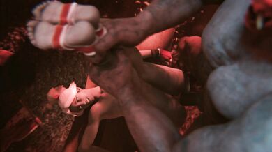 Ghostly Mai Shiranui's Anal Invasion by Demon Oni ZMSFM