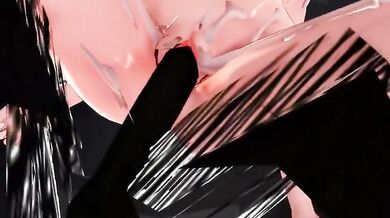 Big Black Cock Fucks a Naughty Schoolgirl with White Thighs in Classroom