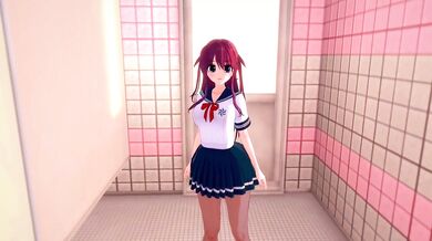 Amane's Sweet Nectar: Showering with Grisaia's Candy-girl Suou