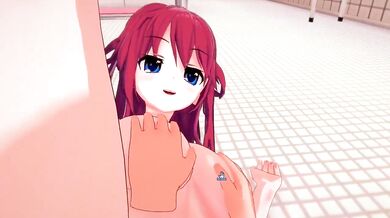 Amane's Sweet Nectar: Showering with Grisaia's Candy-girl Suou