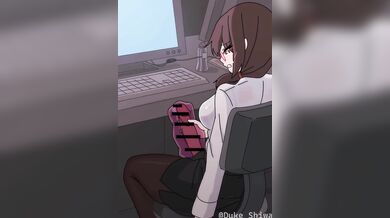 Seductive Secretary in the Workplace