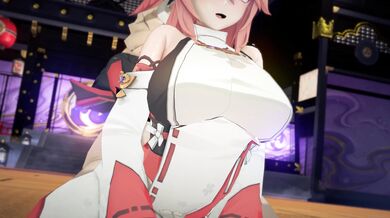 The Unholy Union of Yae the Miko and Hilichurley_No Microphone