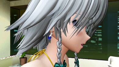 Tip Sakuya Well for a Special Service in 'Touhou' Hentai Porn