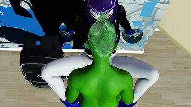 The Ultimate Audio Experience of Beast Boy's Rod Riding Raven's Walls During Their Sexual Encounter.