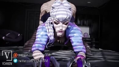 'Evelynn's Doggy Style on vChan SFM'