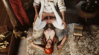 Geralt's Monster Cock Destroys Shani's Tight Snatch