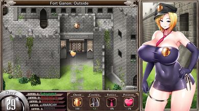 Busty Karryn Gets Fucked in the Bar's Bathroom by a Stranger