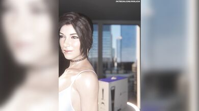 Naughty Nyalicia's Raunchy Lara Croft Cosplay Striptease