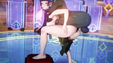 'Breaking the Boundaries of Love and Lust: Genshin Impact's Yunjin X Hilichurl 4K AlphaG'