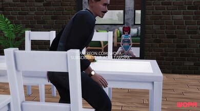 Boss Bangs Employee's Daughter in His Mansion