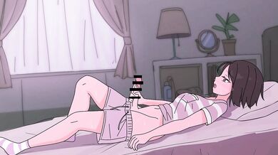 Tension Eased as She Lay on the Bed