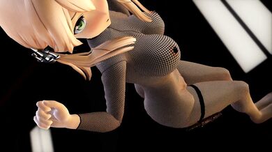 Erotic Prinz Eugen Body Suit Stripping in Mirrored Room - Nude Dancing!
