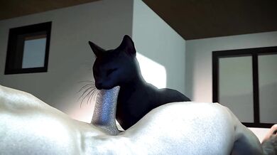 Cumming for Cats' Pleasure - RookieAnimator210