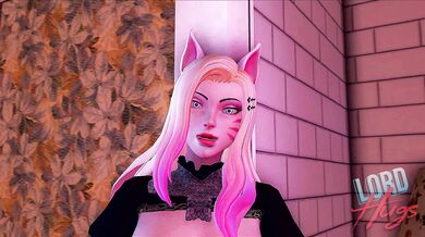 Jinx futa and Ahri futa's Erotic Encounter (Commissioned)