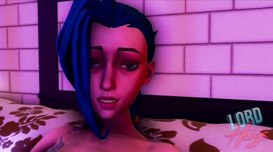 Jinx futa and Ahri futa's Erotic Encounter (Commissioned)